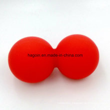 Customized Food Grade Silicone Rubber Conjoined Twin Balls for Muscle Massage